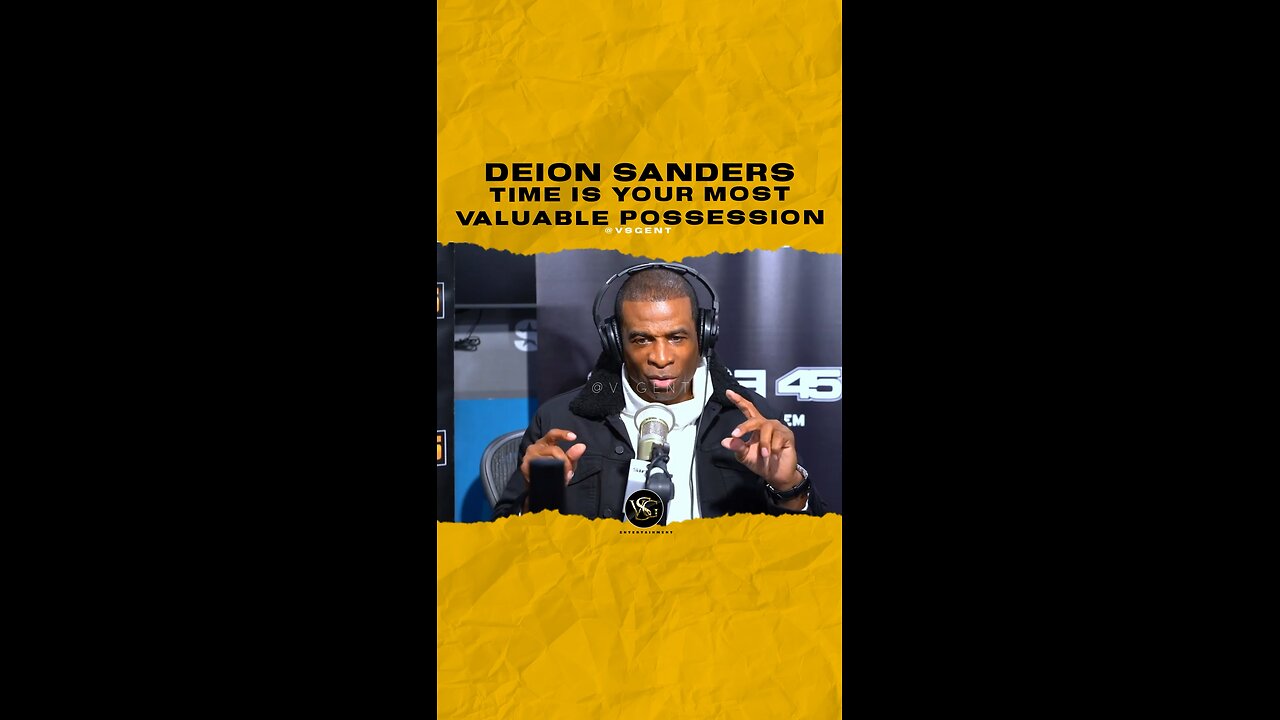 @deionsanders Time is your most valuable possession