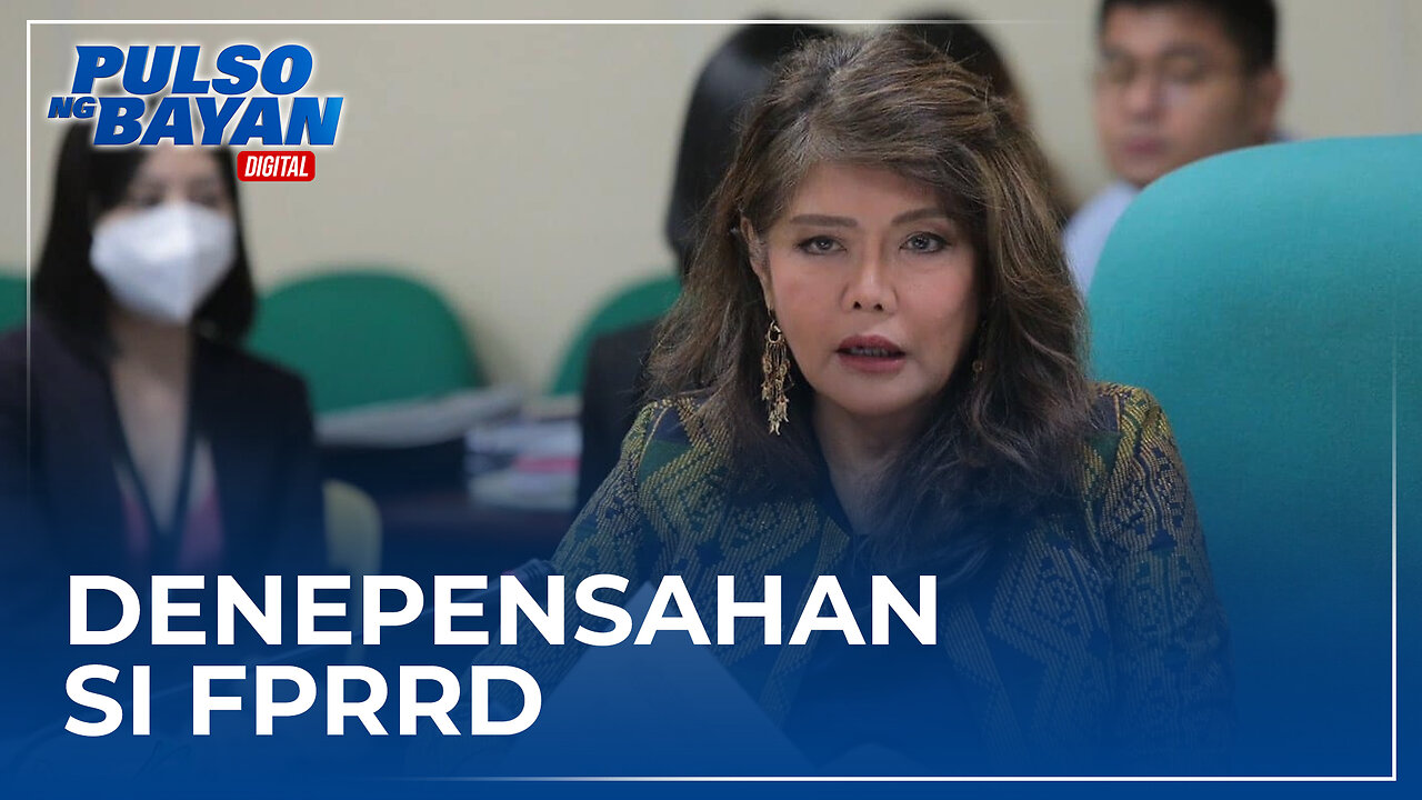 Sen. Imee Marcos, dinepensahan si dating Pangulong Duterte vs Speaker Romualdez