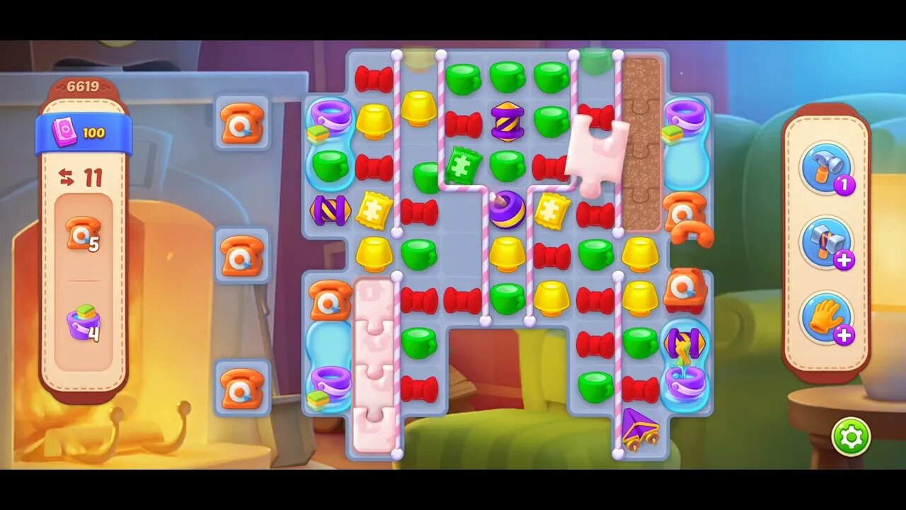 Playrix Homescapes Gameplay Walkthrough Level 6619