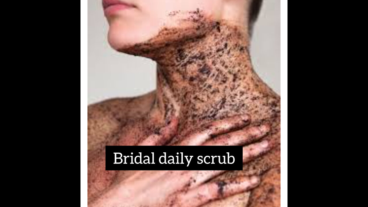 Bridal daily glow scrub