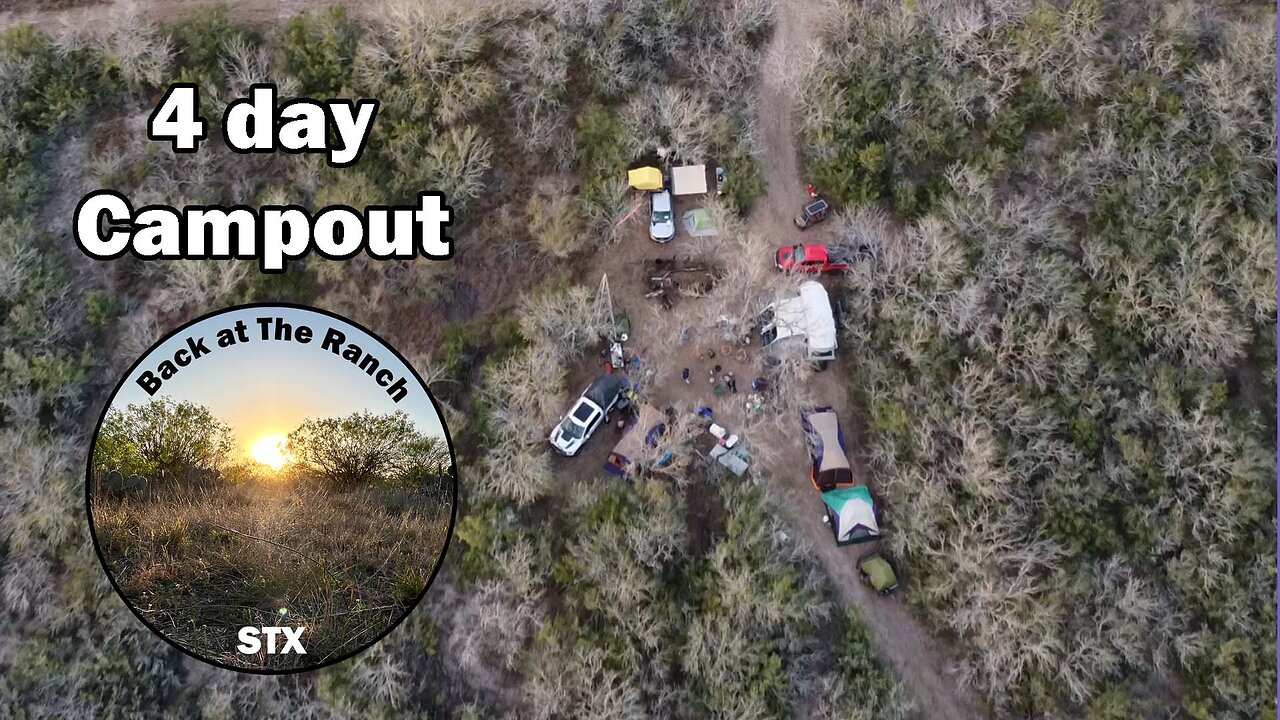 045 vlog - Camping off grid four days with Brothers and Friends