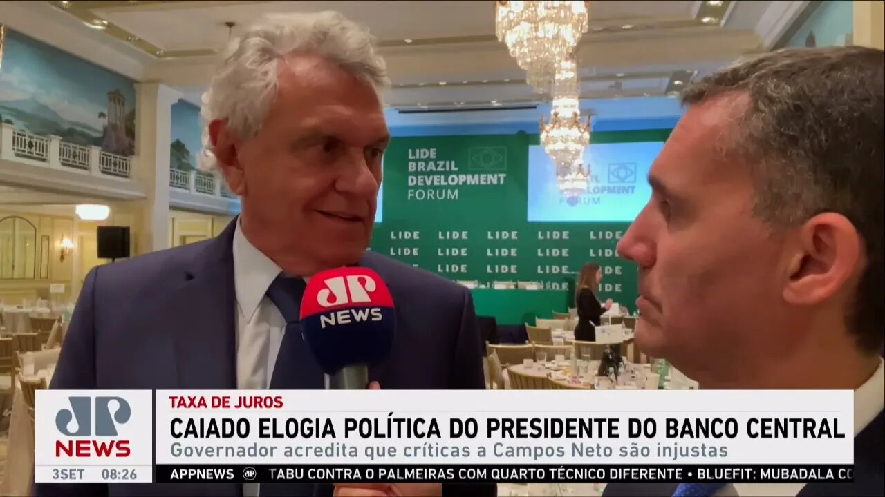 Caiado sobre política ambiental: “EUA transformam Brasil em réu, e na verdade somos vítimas”