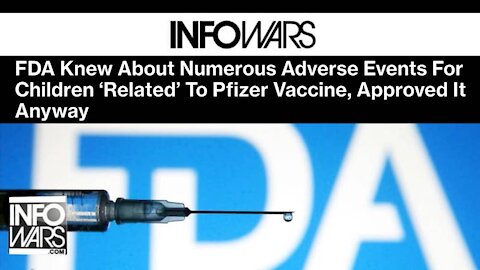 Whistleblower: FDA Criminally Suppressed Deadly Adverse Reactions to Pfizer COVID Injection