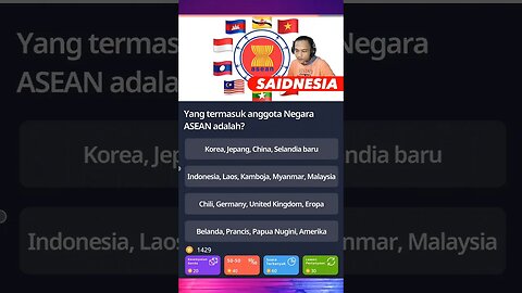 Yang termasuk anggota negara ASEAN | Quizzland level 9 #part7