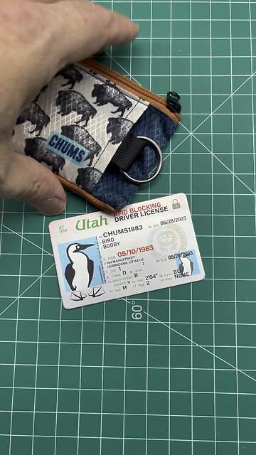 Chums SurfShorts Wallet EDC Pouch