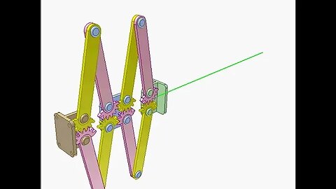2425 Gear and linkage mechanism 3b