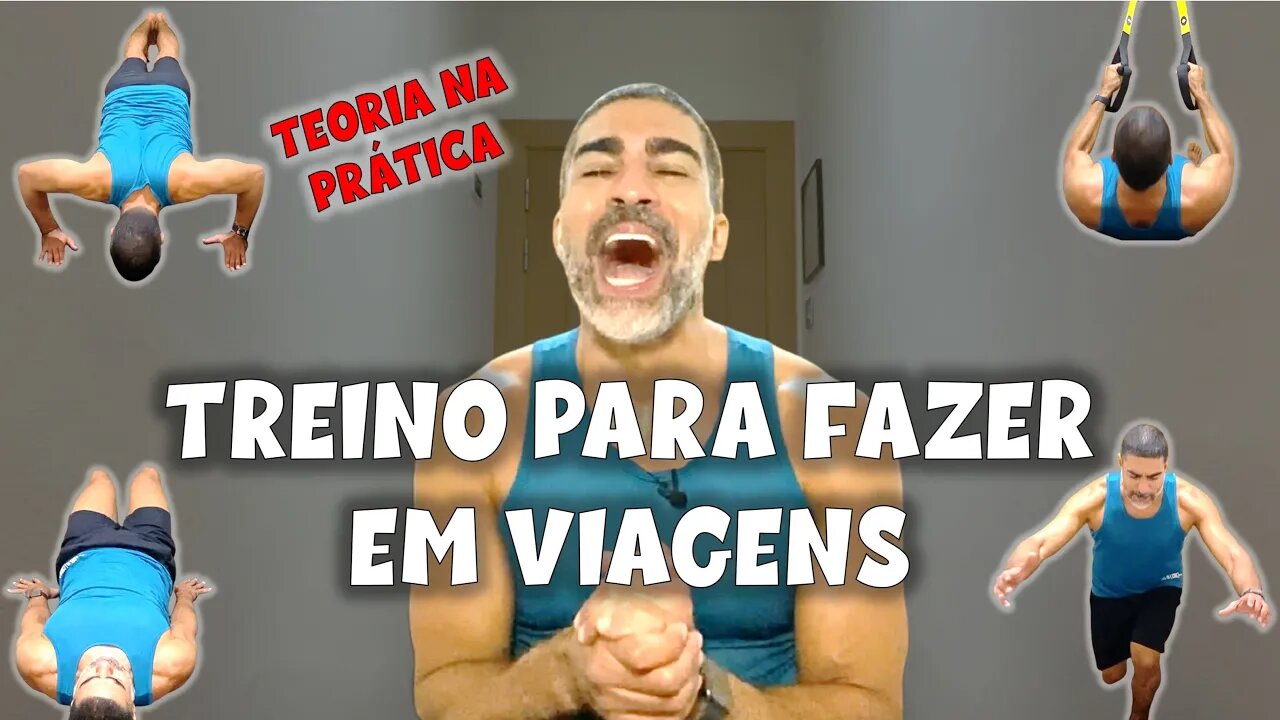 Treino de corpo todo para fazer na viagem