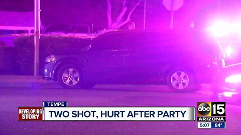 BREAKING: Two people shot at Tempe party