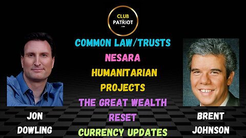 Jon Dowling & Brent Johnson Discuss Trusts, The RV, New Zimbabwe Notes & Humanitarian Projects