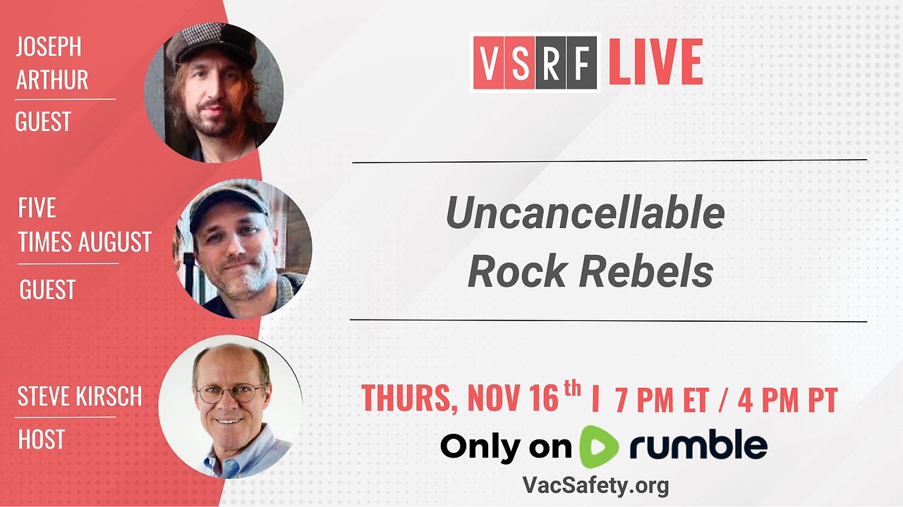 VSRF Live #103: UnCancellable Rock Rebels