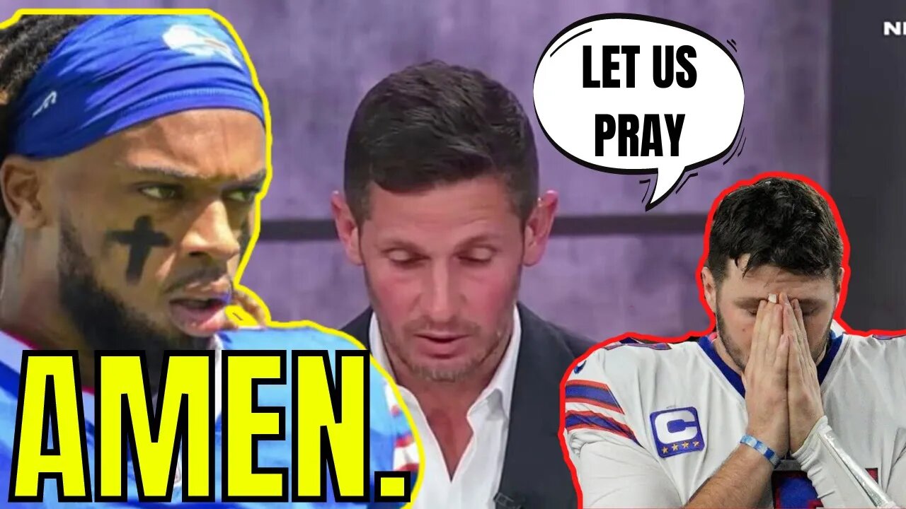 Dan Orlovsky SHOCKS ESPN By LEADING A PRAYER during NFL LIVE for Bills Safety Damar Hamlin!