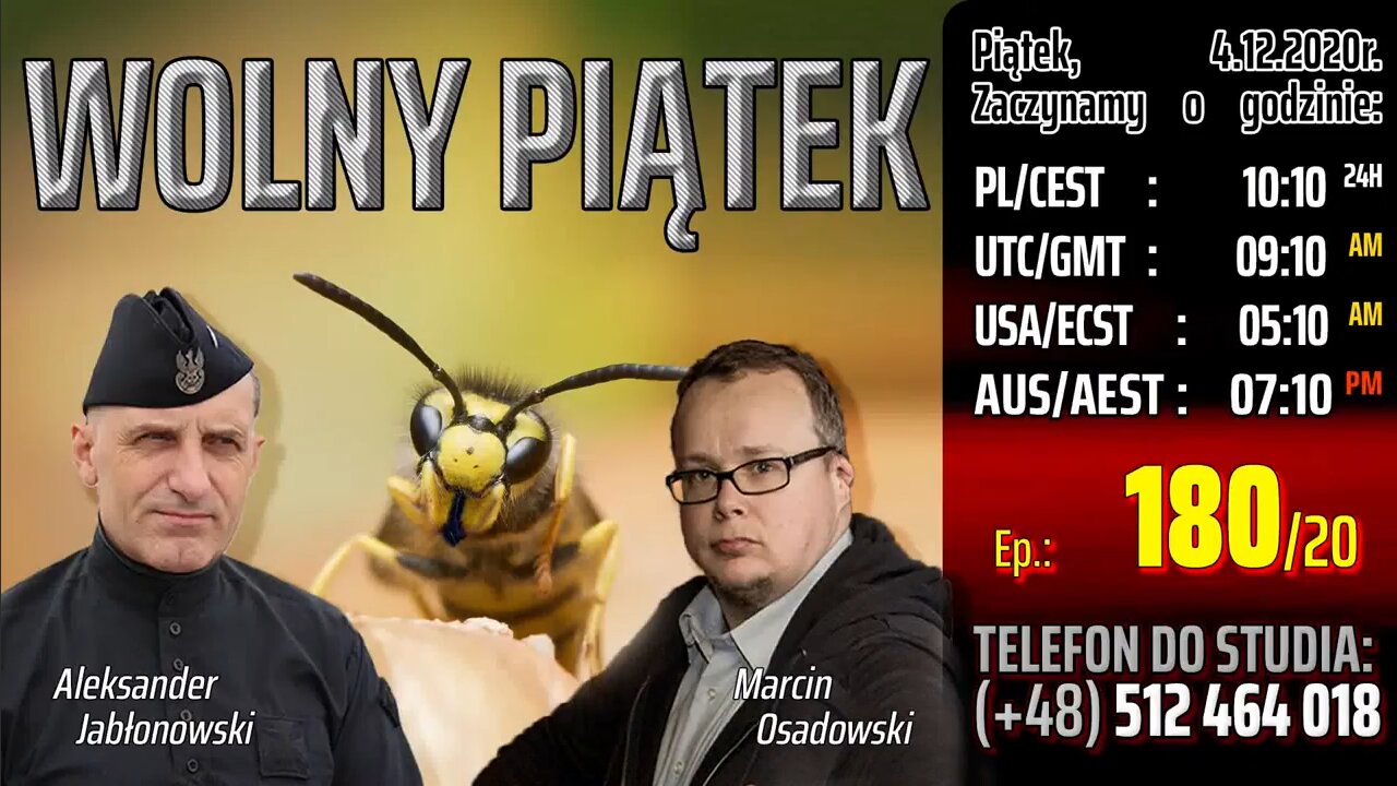 WOLNY PIĄTEK - Obława - Olszański, Osadowski NPTV (04.12.2020)