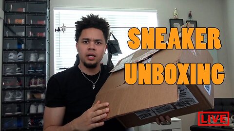 FIRST EVER LIVE SNEAKER UNBOXING!