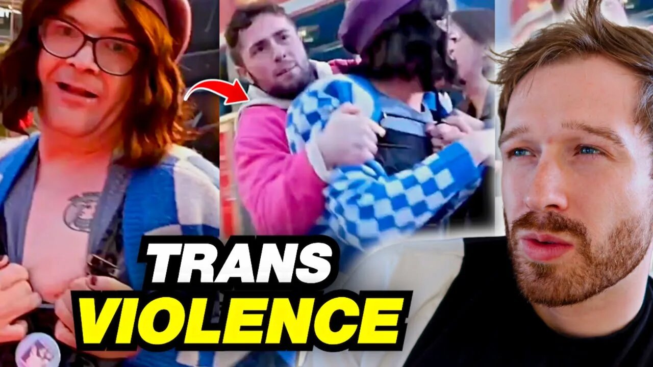 Trans Person “FLASHES” Man Then PUNCHES Him In The Face Next To Cops At LGBTQ Concert