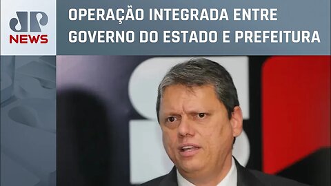 Tarcísio de Freitas promete mais policiamento na Cracolândia