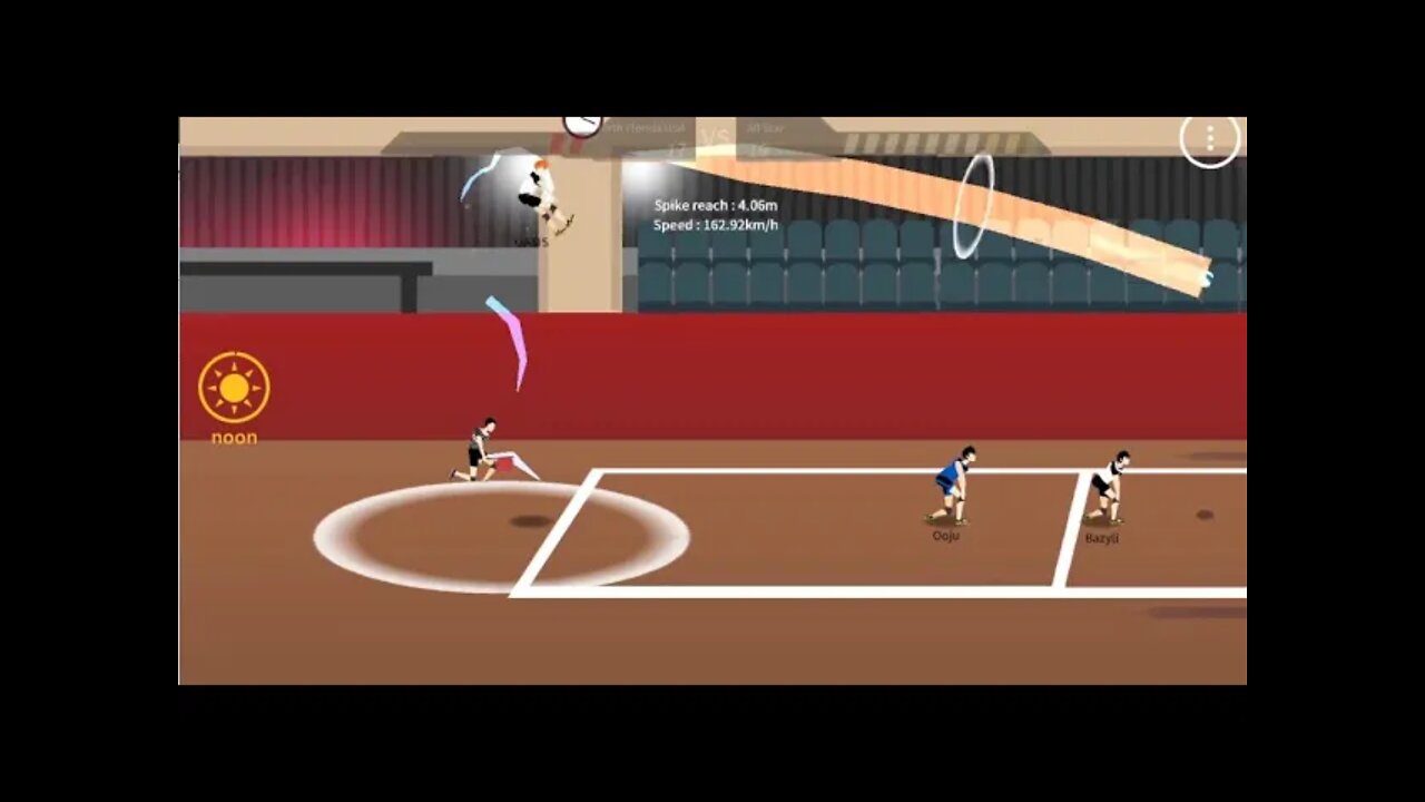 The Spike Volleyball - S Tier OASIS - Double Noon Mode vs All Star - 163km/h Serve!