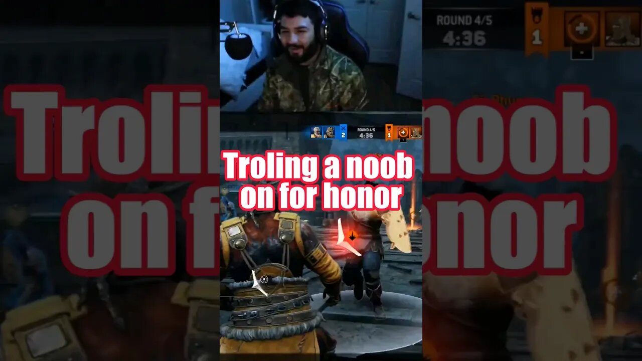 Trolling a noob on For Honor #viral #gaming #forhonor