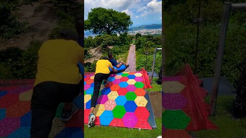 The famous Rainbow Slide in El Salvador! #travel #travelling #shorts #short #elsalvador