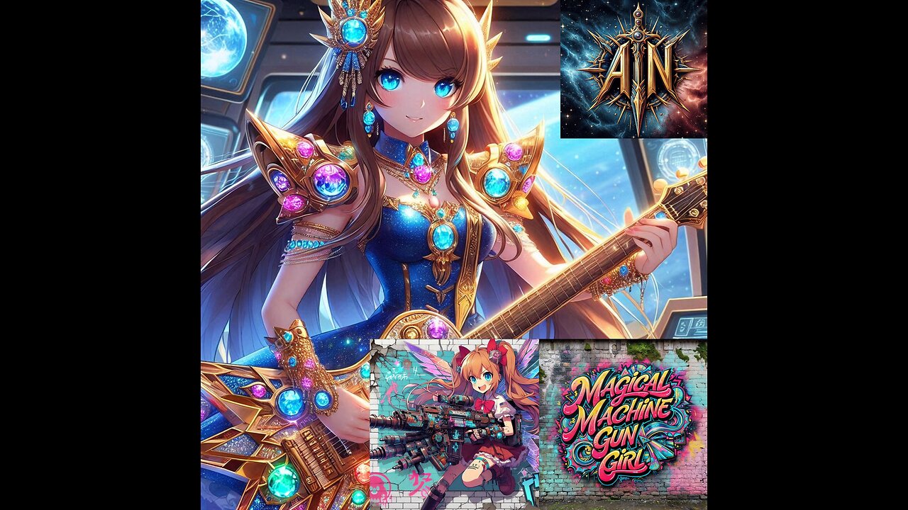 Magical Machine Gun Girl! By Astra Nova!