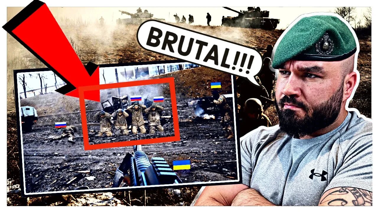 Terrifying Moment Ukrainian Forces Cripple Russian Army in Near Bakhmut (British Marine Reacts)