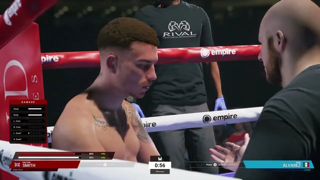 Undisputed Boxing Online Unranked Gameplay Dalton Smith vs Saul Canelo Alvarez