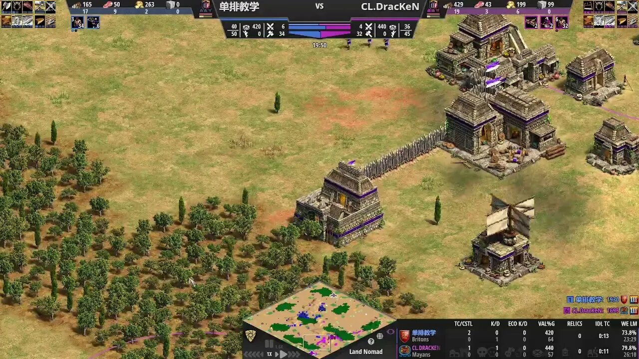 Is not choosing a strategy a viable strategy on Land Nomad? Age of Empires 2