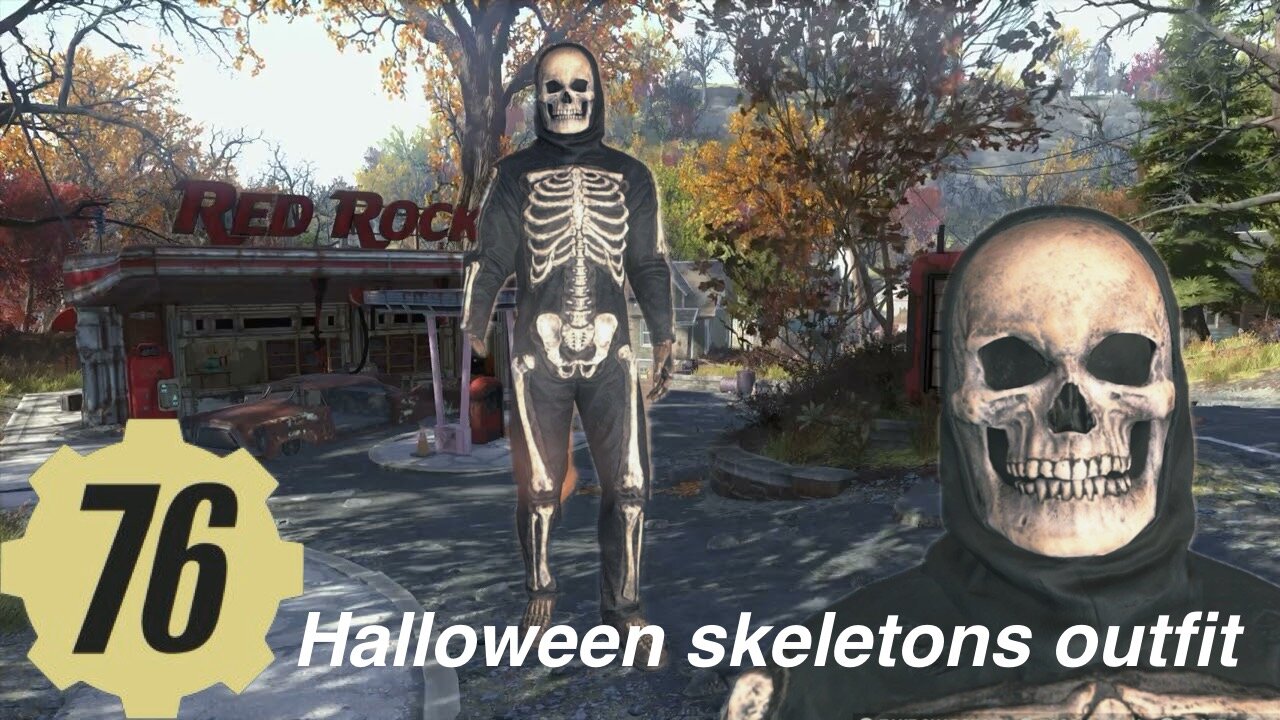 Fallout 76 HALLOWEEN SKELETON OUTFIT Location Guide Fallout 76