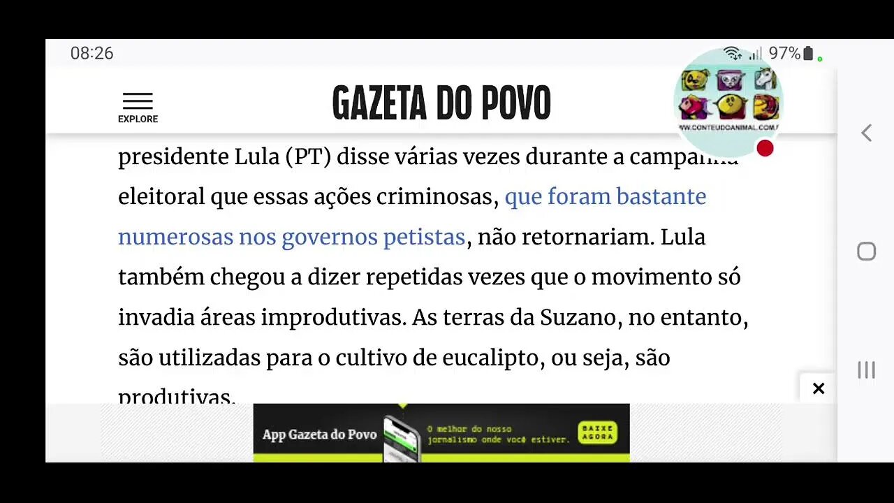 Ministro Do Desgoverno Mst X Suzano
