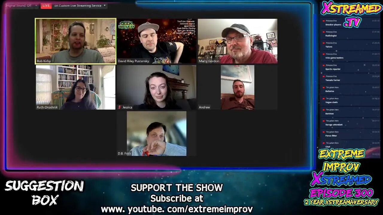 Extreme Improv Xstreamed #306 Bonus Round 7 April 29th 2022