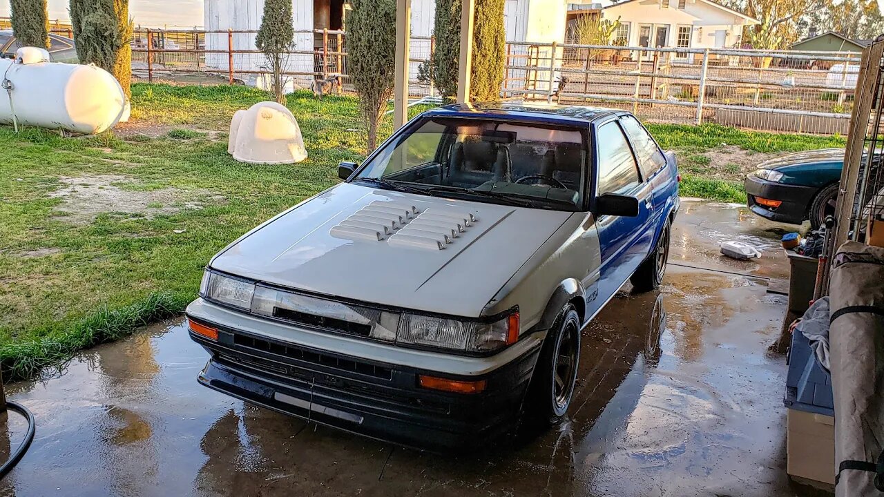 How to install AE86 Levin headlight brackets! Perfect fitment!