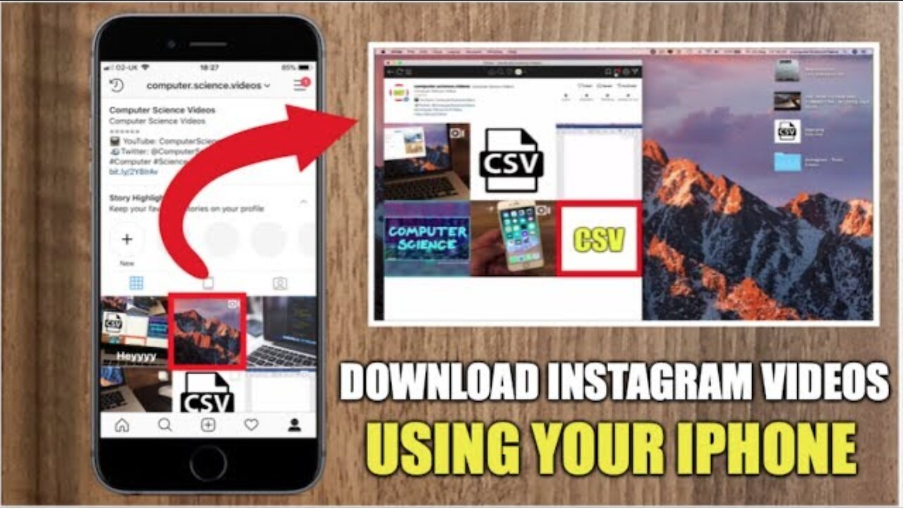 How To SAVE Your Own Video On Instagram Using Your iPhone - Basic Tutorial | New