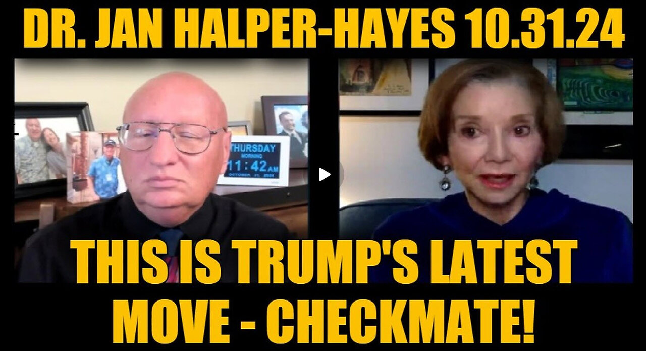 Dr. Jan Halper-Hayes 10/31/24: This is Trump's Latest Move - Checkmate!