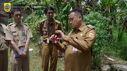 Plt.Bupati Pemalang, Mansur Hidayat,ST Monitoring persiapan pembangunan Jalan