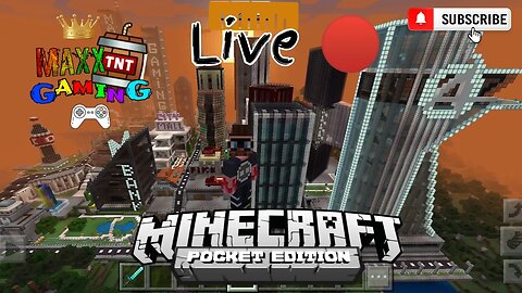 🔴 Minecraft City Mashup diss ( building)LIVE🔴