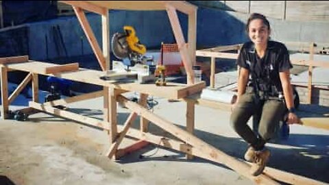 Jovem neozelandesa falha desafio do martelo