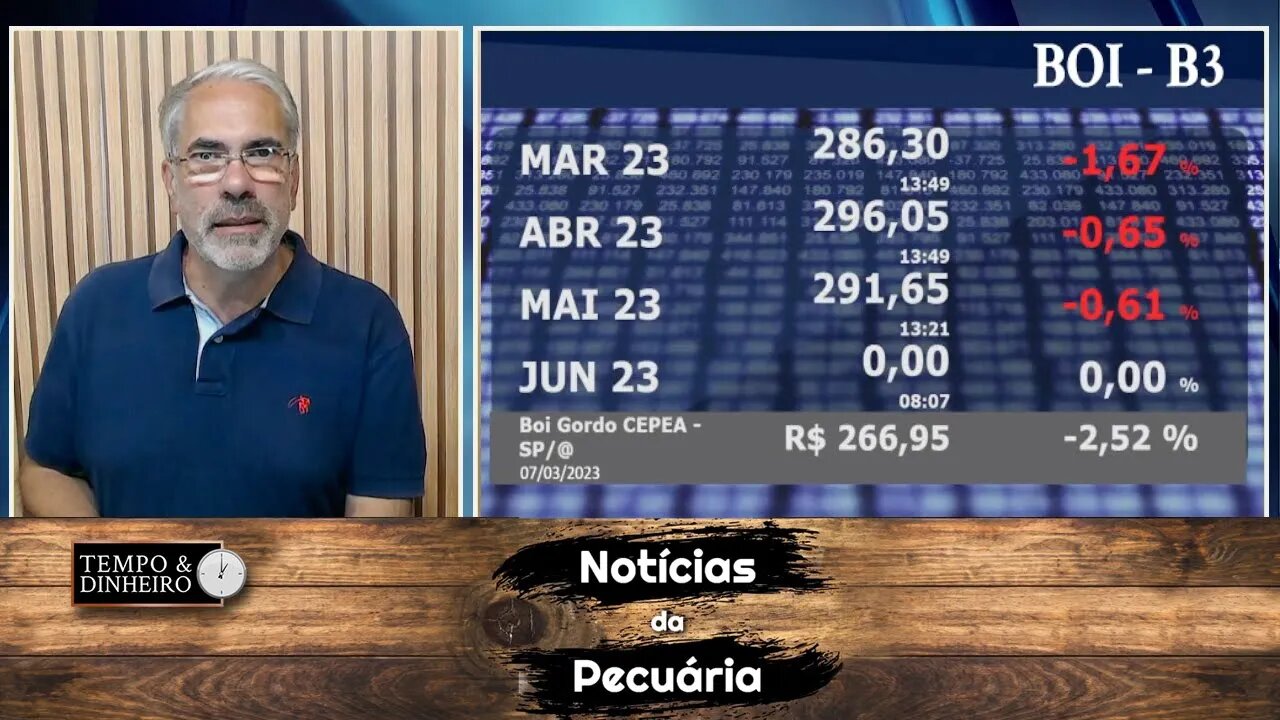 Boi volta recuar na B3 e descola dos preços do mercado fisico