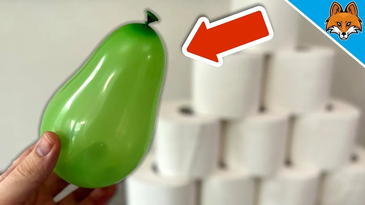 Wrap Toilet Paper around a Balloon and WATCH WHAT HAPPENS💥(Genius)🤯