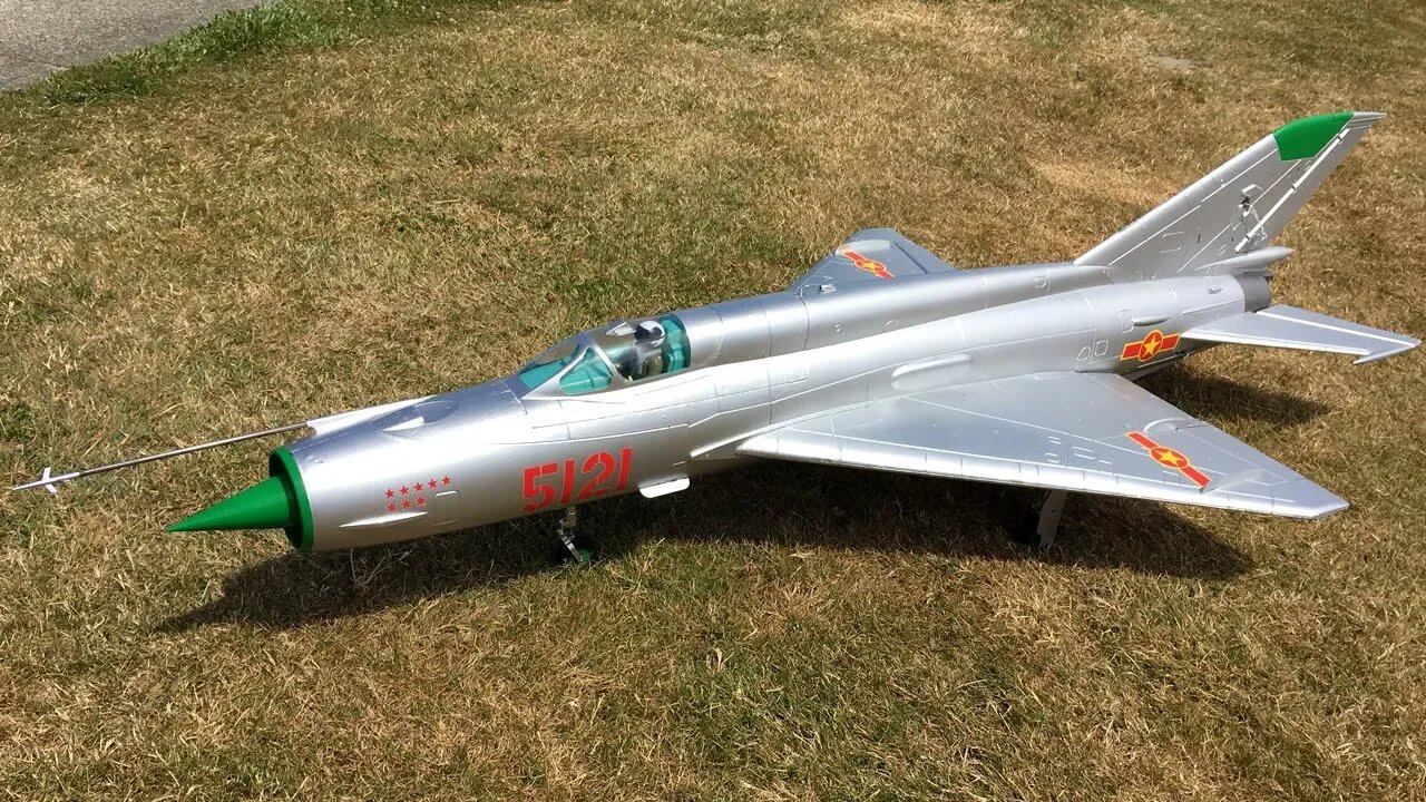 Freewing MiG-21 80mm EDF Jet Fighter Performing High Alpha Maneuvers at Warbirds Over Whatcom