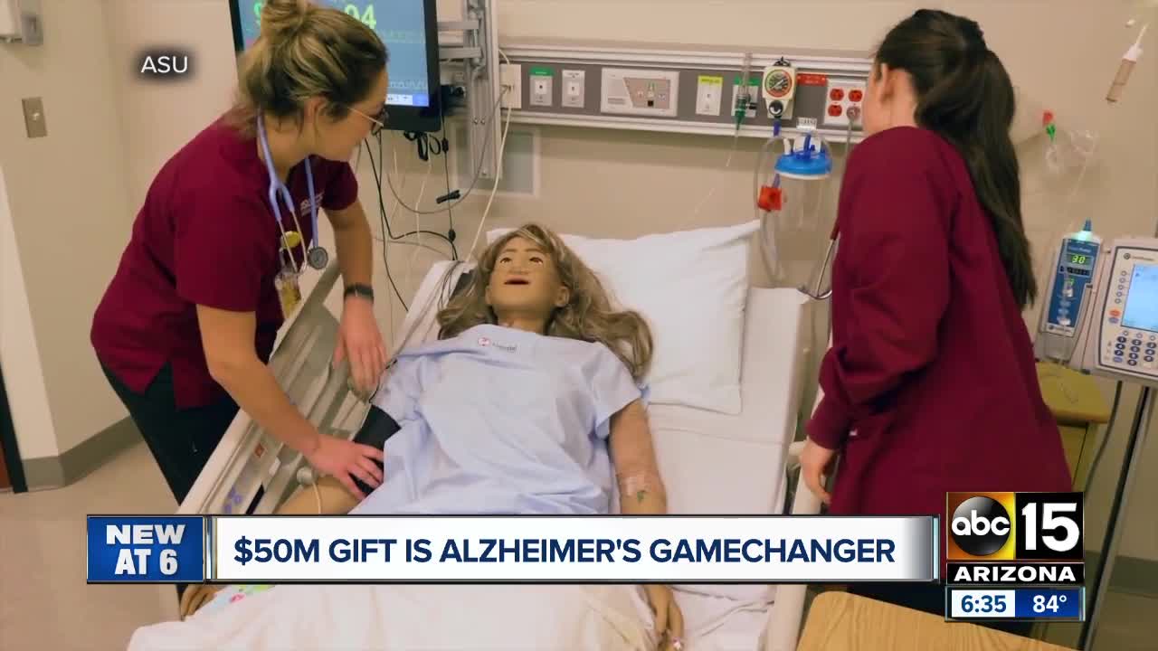 ASU gets $50 million gift for Alzheimer's research