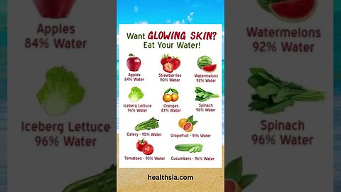 For Glowing Skin Eat These Foods