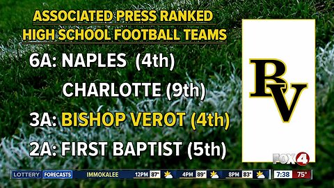 SWFL high school football rankings for October 8, 2019