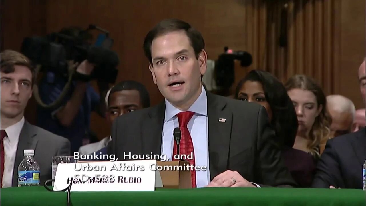 Rubio introduces Dr. Ben Carson at HUD confirmation hearing