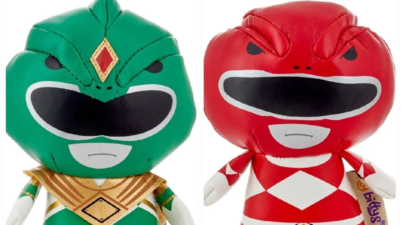 Hallmark itty bittys MMPR Plushes Are Coming! #MMPR #MightyMorphinPowerRangers