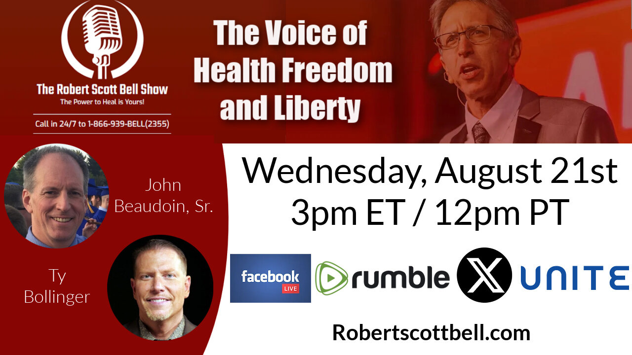 CDC Leadership Failures, John Beaudoin, The Real CDC, COVID cover-up, Ty Bollinger, Trump-Kennedy Alliance, Digital ID Concerns - The RSB Show 8-21-24