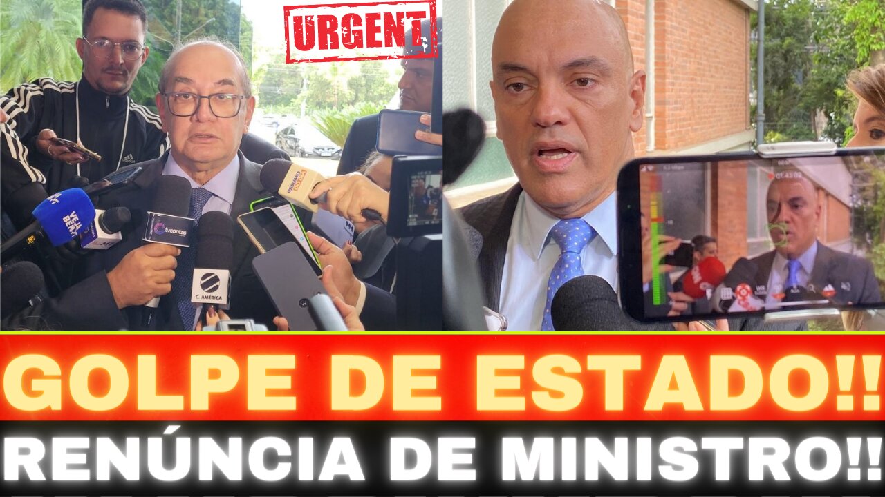 URGENTE!! RENÚNCIA DE MORAES!! NOTÍCIA EXPLODE NO BRASIL!!