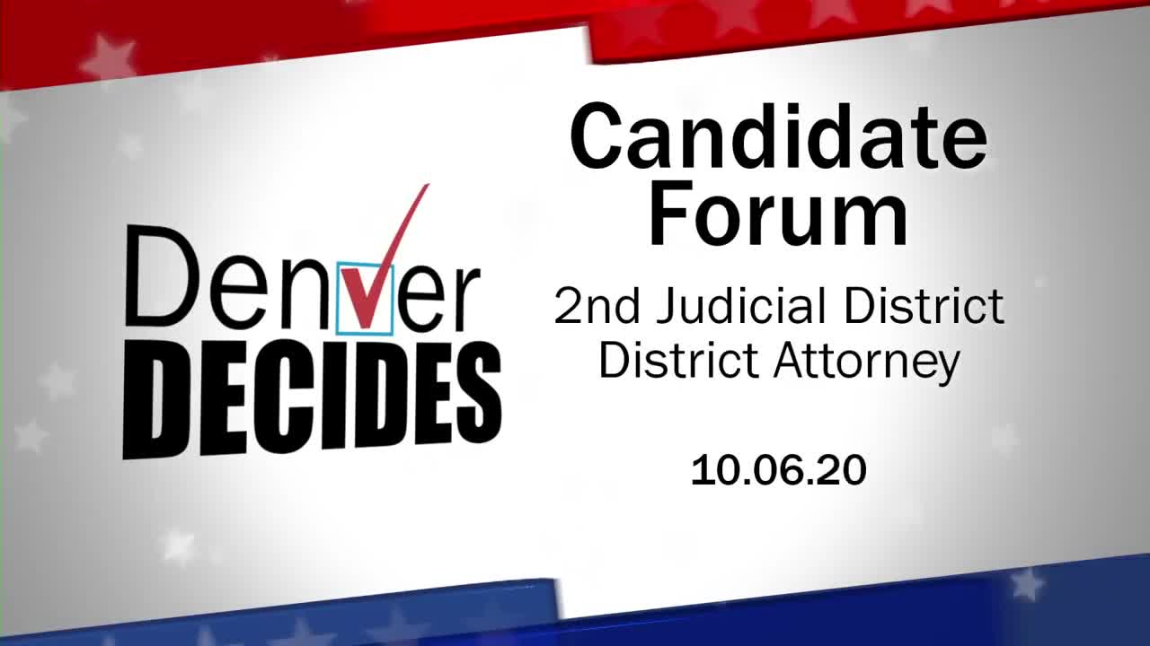 Denver Decides forum: 2nd Judicial District Attorney Candidates