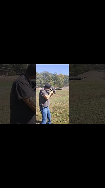 Badass AR at the range! #uniquear #education #gun #range