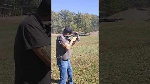 Badass AR at the range! #uniquear #education #gun #range