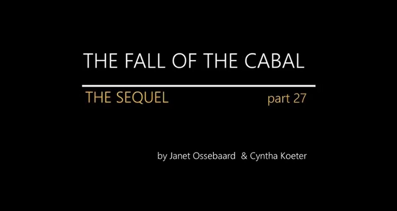 The Fall of The Cabal 27 - The World Economic Forum – The end of the homo sapiens