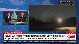 Wolf Blitzer Confronts DHS Sec Alejandro Mayorkas on Trump Call to Shoot Down Mysterious Drones